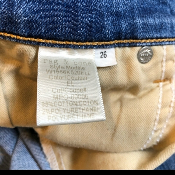 Rag & Bone High Rise Ankle Skinny - Picture 5 of 10